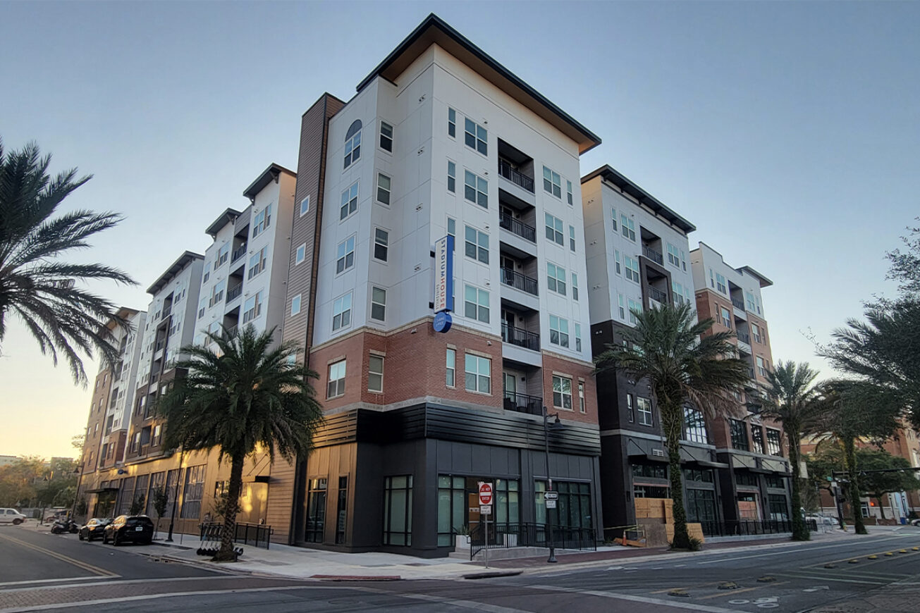 Student housing exterior