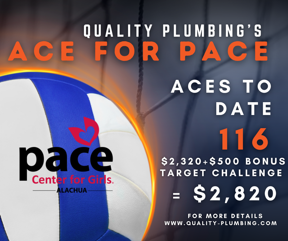 Florida Gators Volleyball and Quality Plumbing Team Up to Serve Aces for a Cause with “Ace for Pace” Campaign Benefiting Pace Alachua Banner Image